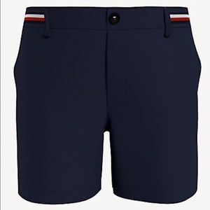 Womens Tommy Hilfiger 5” Classic Stretch Short Dark Navy Blue
